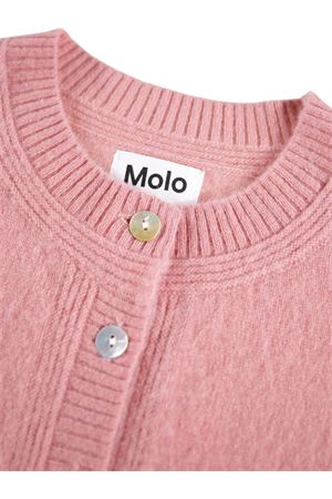 wool pink cardigan MOLO KIDS | 2W25K3065564